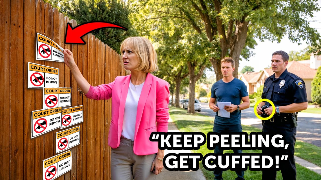 HOA Karen Peeled Off My ‘Ugly’ Stickers—Not Realizing They’re Court Ordered!