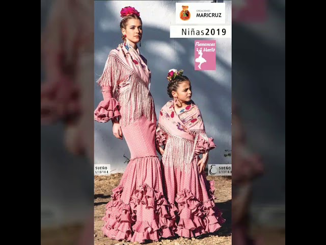 Colección Maricruz Niña 2019 Flamencas Marilo - YouTube