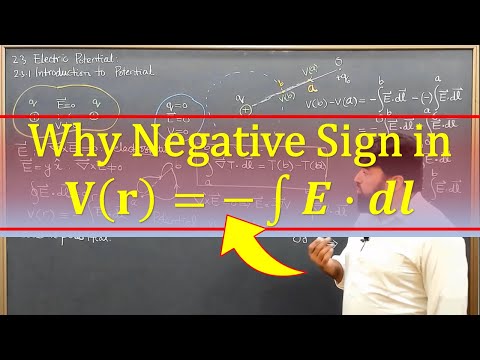 Video: Varför har potentialer ett negativt tecken?