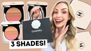 NEW CHANEL LES BEIGES HEALTHY GLOW SUNKISSED POWDER  Light & Medium Coral, Rose Gold, REVIEW 2024