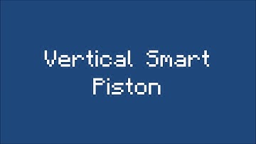 Minecraft Upward Smart Piston Tutorial