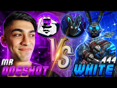 کاستوم تک به تک مستر وان شات در مقابل وایت MR ONESHOT Vs WHITE444