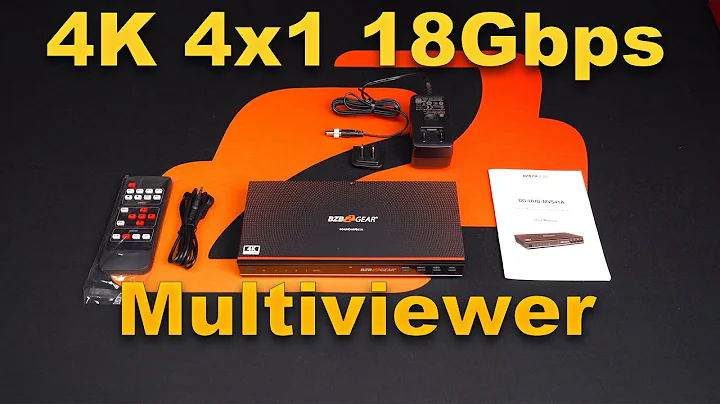 Display Multiple 4K Sources at 60Hz on the Same Screen | BG-UHD-MVS41A