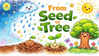 How a Seed Becomes a Tree | Simple Nature Story for Kids #KidsStory #AIVideo