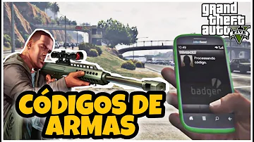 Qual é o código para pegar arma no GTA San Andreas?