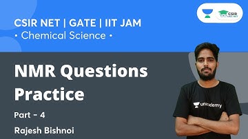 NMR Questions Practice | CSIR NET 2021 | GATE | IIT JAM | By Rajesh Bishnoi