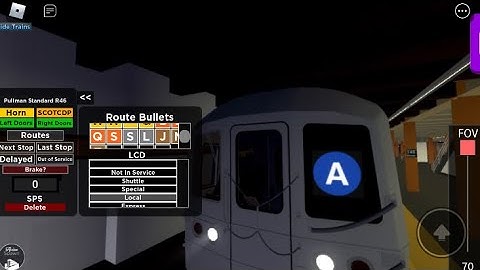 MTA Roblox R46 Rollsign (A)-Orange(S)