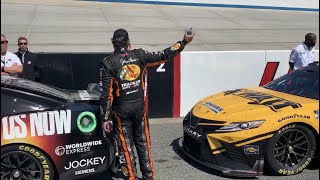 Ross Chastain On Conversation with Martin Truex Jr Post-Race
