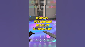 NEVER LOSE THE ROUND WITH THIS KILLJOY DEFENDING SETUP SPLIT A SITE #shorts #valorant #killjoy