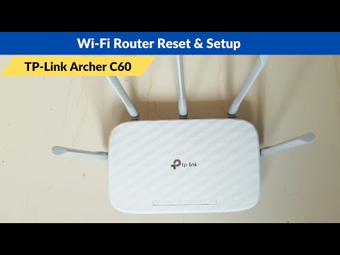 TP-Link Archer C60 - Router Reset and Setup | Router Setup | Router Reset | Router Configuration