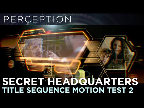 Secret Headquarters - Opening Title Sequence Screen Movement Motion Test 2