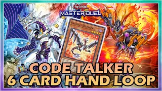 CODE TALKER 6 CARD HAND LOOP IN YUGIOH MASTER DUEL