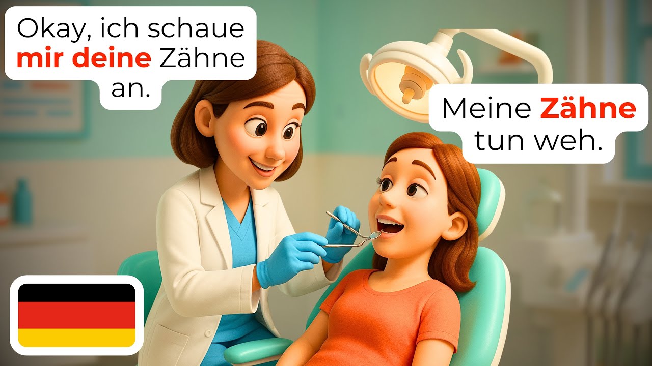 🇩🇪 Визиты к врачу на немецком - 15 основных диалогов | A1-A2 | Учите немецкий