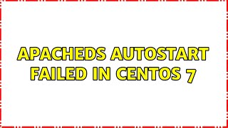 ApacheDS autostart failed in CentOS 7