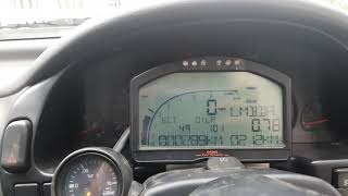 Race Technology Dash 2 in WRX with Link G4+