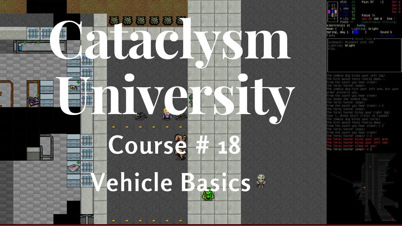 cataclysm dark days ahead mutations Cataclysm University - Course 18 - Vehicle Basics