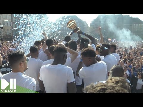 Coupe de la Ligue : célébration sur la place Kleber