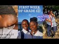 First Week Of Grade 12 vloggg! *clean up day* |Namibian YouTuber