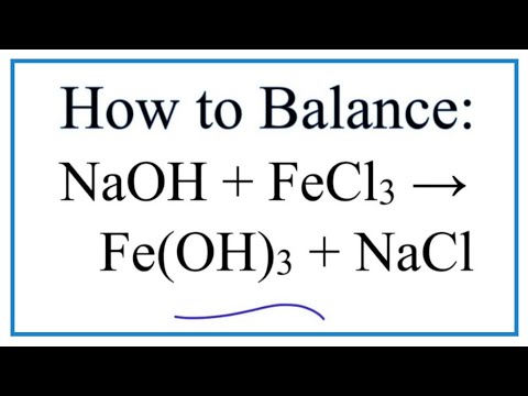 วีดีโอ: จะเกิดอะไรขึ้นเมื่อ FeCl3 ทำปฏิกิริยากับ NaOH?