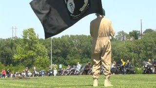 Thunder on the Missouri roars into Freedom Park to honor the fallen