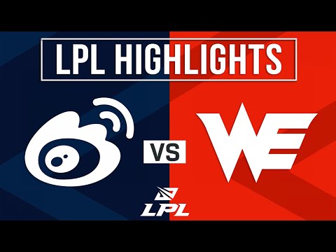WBG vs WE Highlights ALL GAMES | LPL 2025 Split 2 | Weibo Gaming vs Team WE
