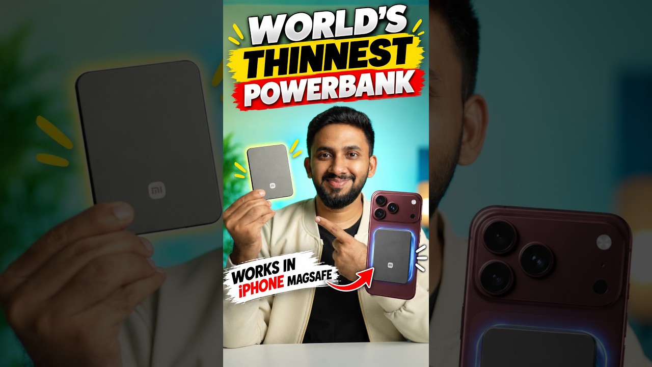 Ithutan World’s Thinnest PowerBank😍  Xiaomi Ultra thin Powerbank🔋Best Gadgets