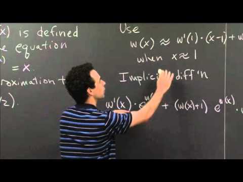 Implicit Differentiation and Linear Approximation ...