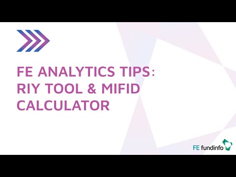 FE Analytics Tips: RIY Tool & MIFID Calculator