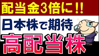 【配当金が3倍に】不労所得を増やせる高配当株！2銘柄・日本株のおすすめ？