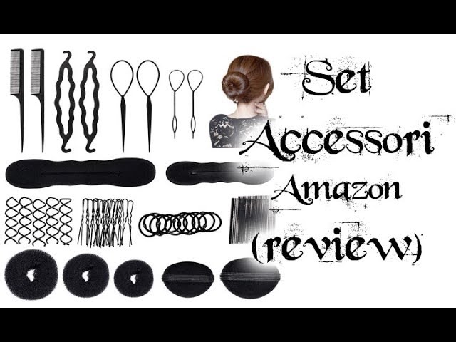 Review Set Amazon accessori per Capelli- Accessori - YouTube