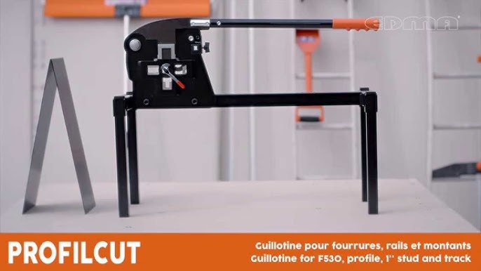 PROFILCUT MEGA - Guillotine pour profilés métalliques max 100 mm - Brico  Privé