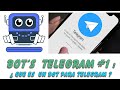 Bot´s Telegram para proyectos de electrónica #1 : ¿ Que son ? ¿Como se usan ?