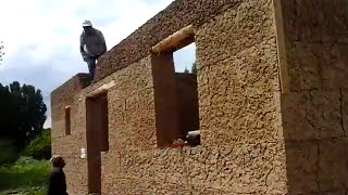 строительство стен глинянных домов