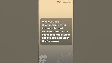 AWS Interview Questions: What is Amazon EC2 Root Device Volume? | Learn in 1 Minute | Whizlabs