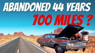 Will it RUN and DRIVE 700 miles after 44 years ABANDONED? 1969 Chrysler revival