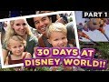 30 Stays in 30 Days!! The Bucket List Family at Walt Disney World /// Part 1