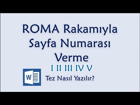 Video: Romen Rakamlarıyla Bir Sayı Nasıl Yazılır