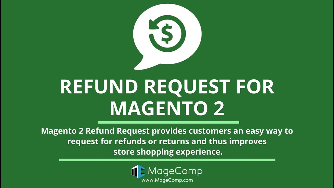 Magento 2 Refund Request - YouTube