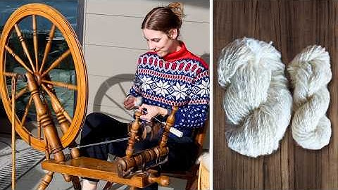 From Sheep to Luxury Yarn: Spinning my first Wool!