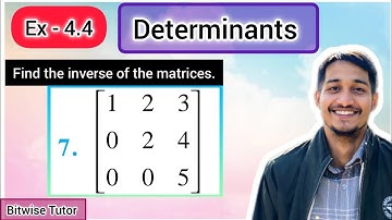 Class 12 Ex 4.4 Q7 Maths | Ex 4.4 class 12 maths q7 | Question 7 exercise 4.4 Class 12