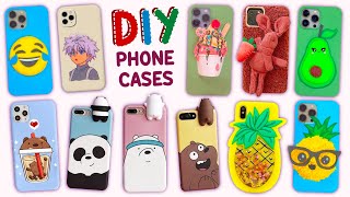 14 DIY CUTE PHONE CASE IDEAS  Phone DIY Projects Easy and Cheap