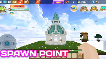 How to make spawn point in skyblock (Blockman go)