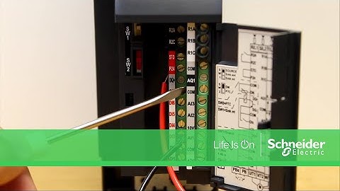 Connecting a Potentiometer to the ATV320 Drive | Schneider Electric