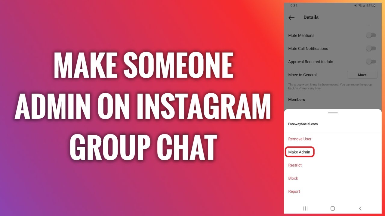How To Make Someone Admin On Instagram Group Chat - YouTube