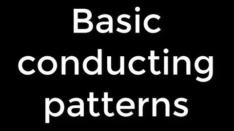 Basic conducting patterns | Basics of leading music series | Video 4 of 6