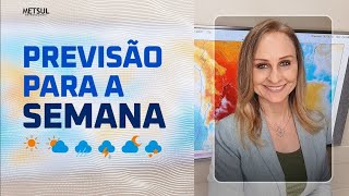 Previsão Do Tempo Para A Semana Metsul