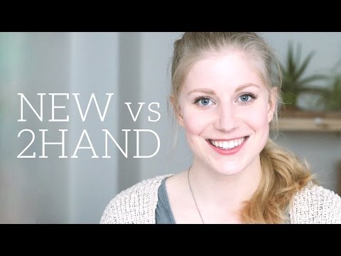 New vs. second hand clothes