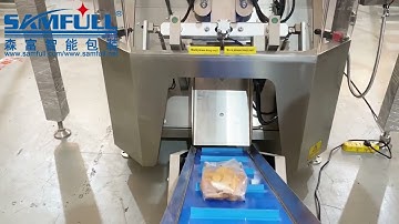 45 degree inclined vffs vertical packing machine for fragile biscuit cookie