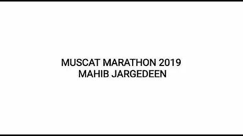 Muscat Marathon 2019 By Mahib