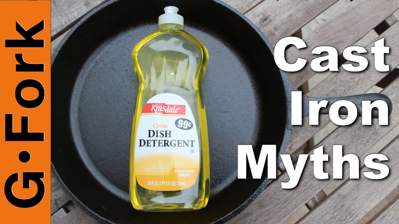 Use Soap On Cast Iron? 3 Cast Iron Myths GardenFork YouTube